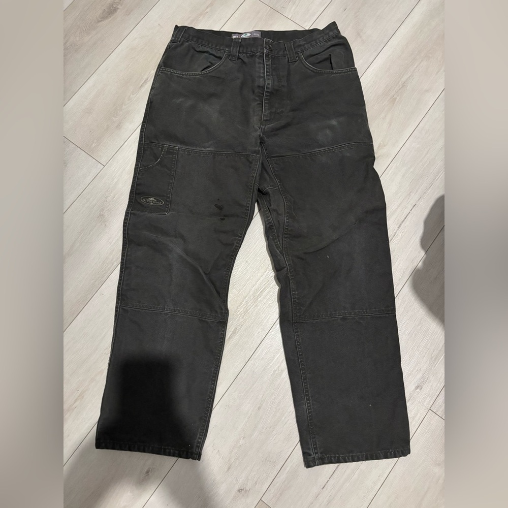 Arborwear Men's Plaid Pants - Black and Red